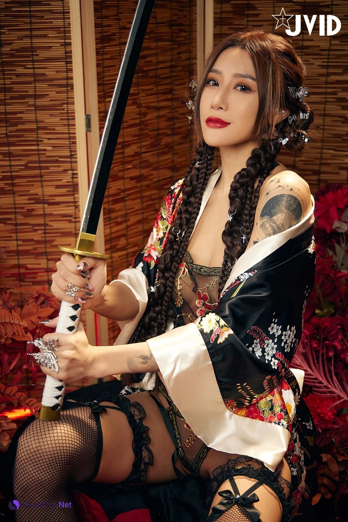 JVID精品 聖上寵幸首選～傾國傾城囍媚娘 婀娜多姿 酥胸外露 Set.02 - Photo 6