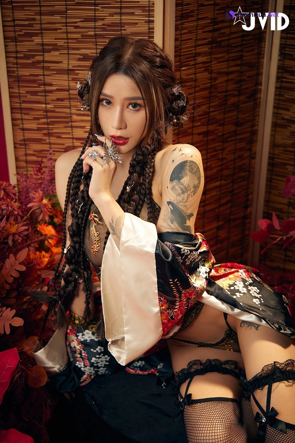 JVID精品 聖上寵幸首選～傾國傾城囍媚娘 婀娜多姿 酥胸外露 Set.02 - Photo 8