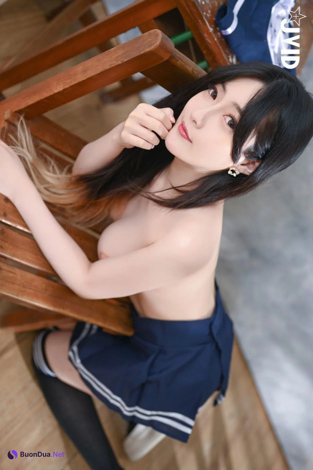 JVID 璃奈酱 – 学妹全裸课堂 Set.02 - Photo 9