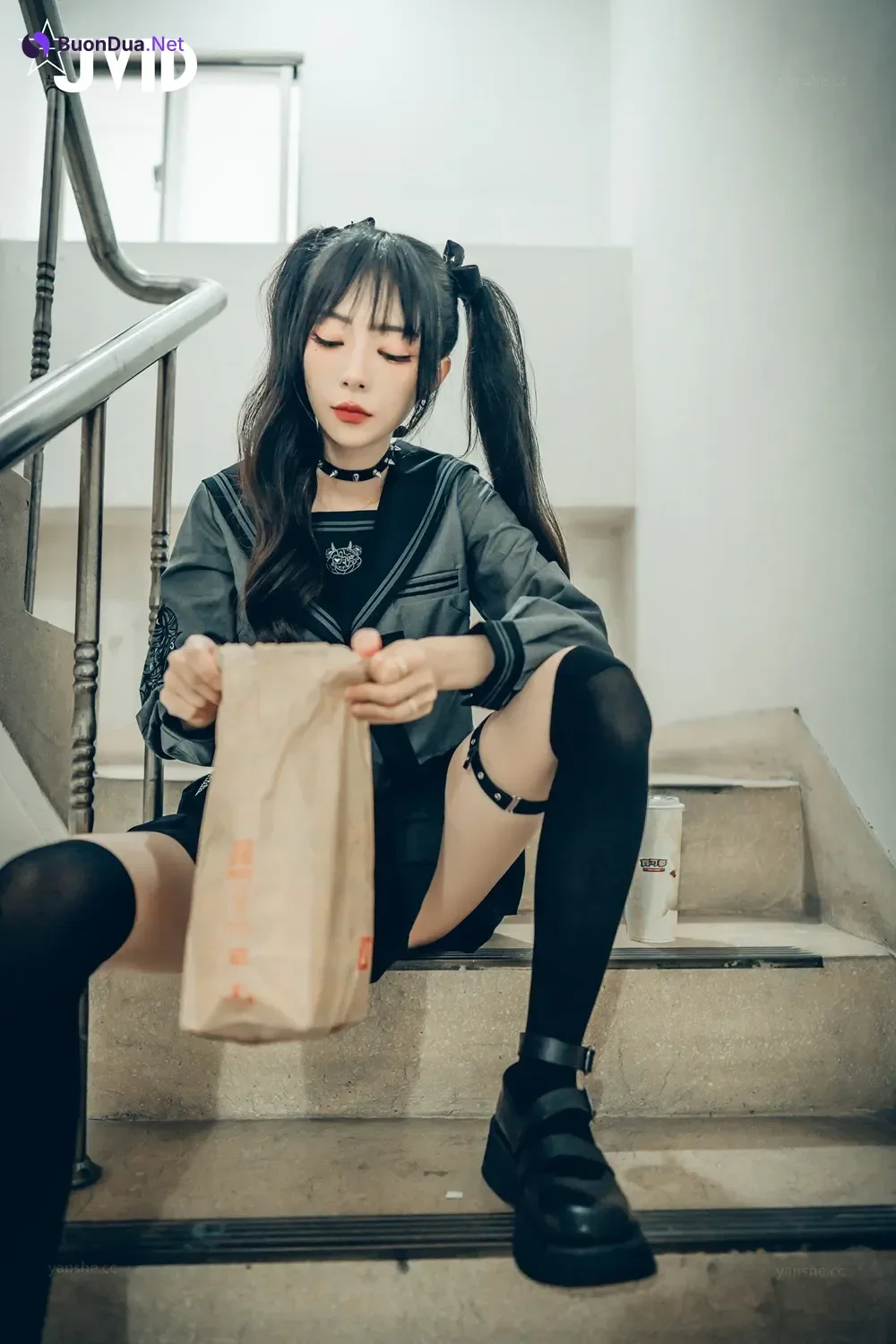 JVID 飄飄哥 – 色色妄想系列 校花也是大姐頭 Set.02 - Photo 20