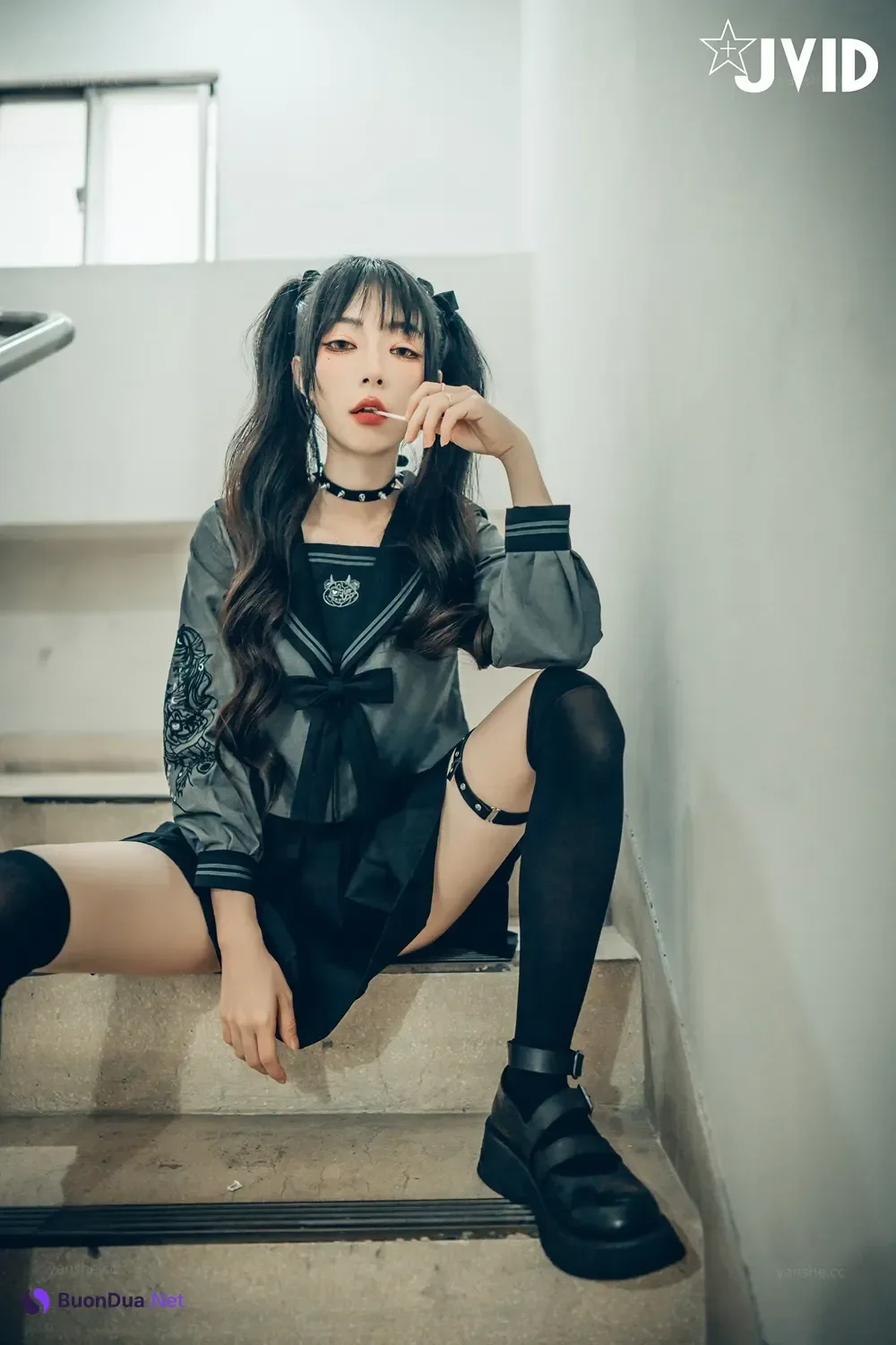 JVID 飄飄哥 – 色色妄想系列 校花也是大姐頭 Set.02 - Photo 3