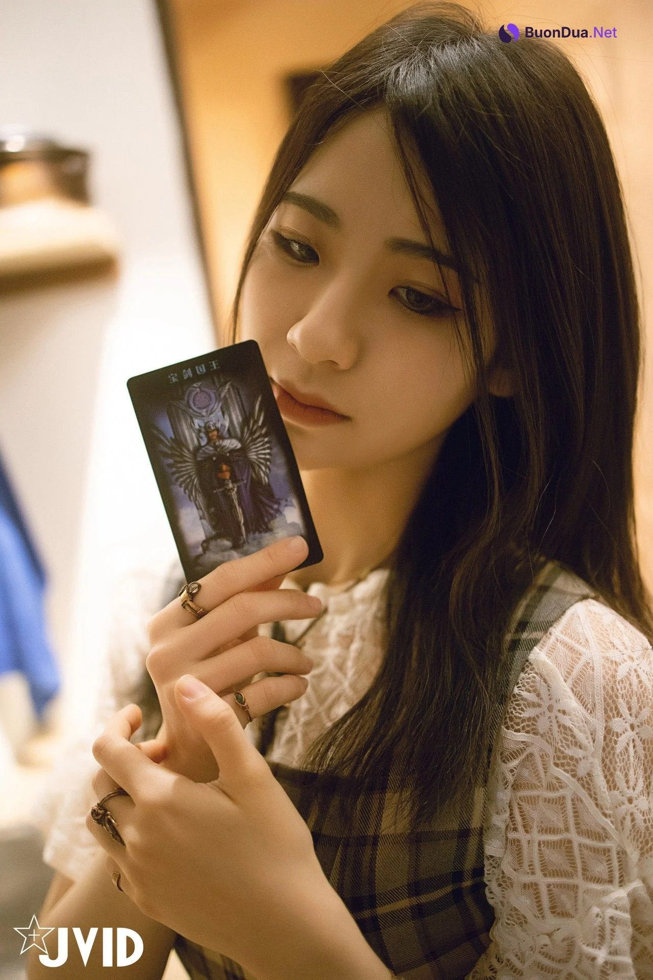 JVID精品 塔羅少女~阿瓈 光明黑暗吞噬 Set.02 - Photo 3
