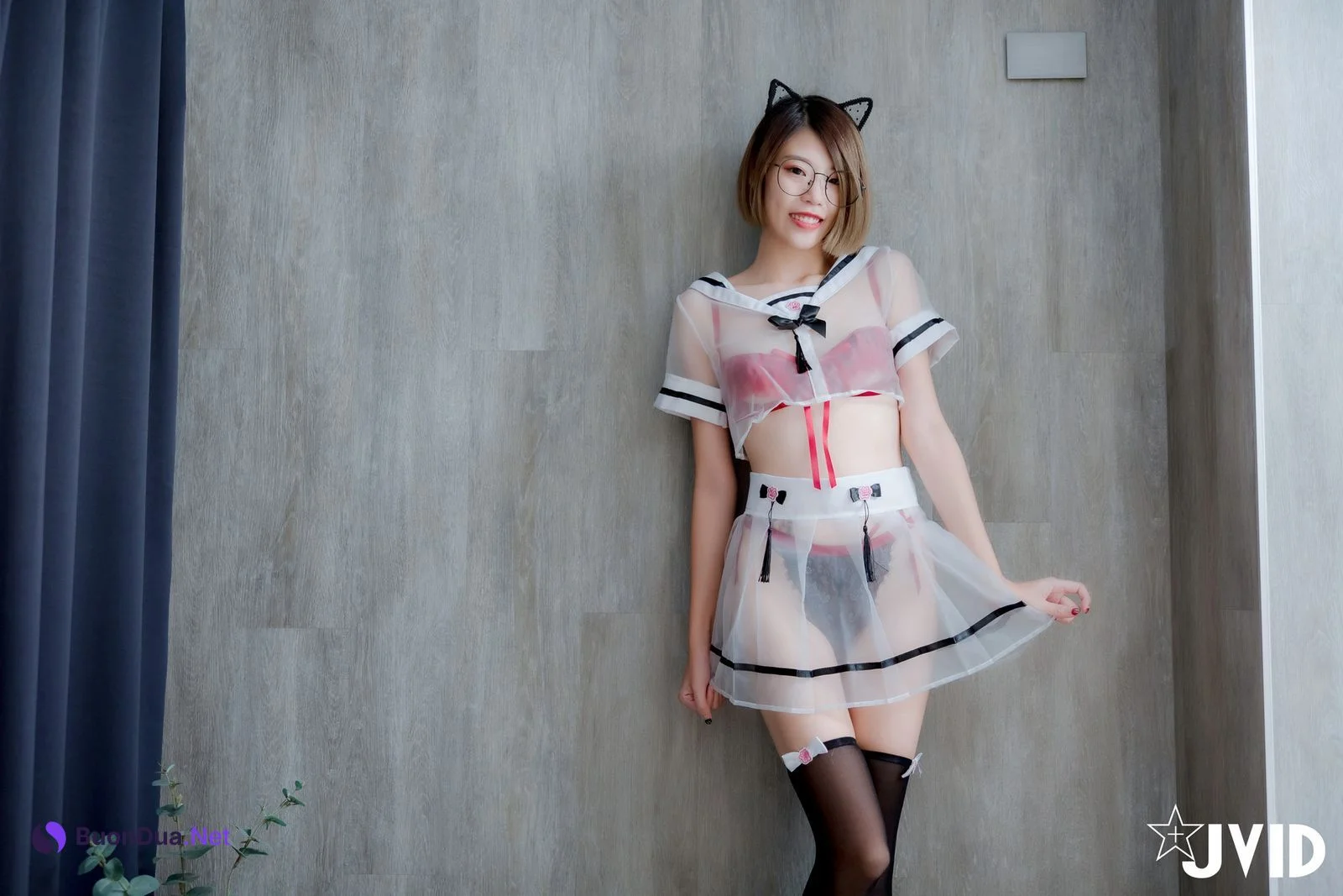 JVID精品 全空寫真優惠大放送 高挑女孩玩野球拳輸的脫一件 Set.02 - Photo 2