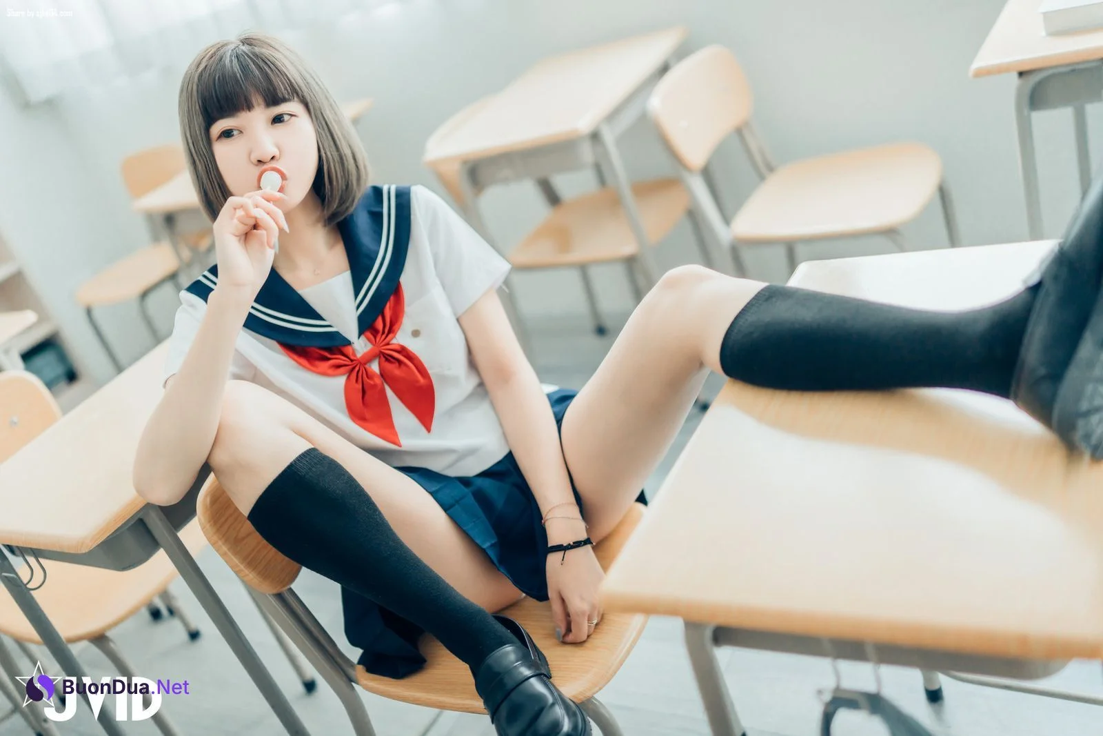 JVID精品 果寶寶 全裸無碼課後輔導 Set.02 - Photo 4