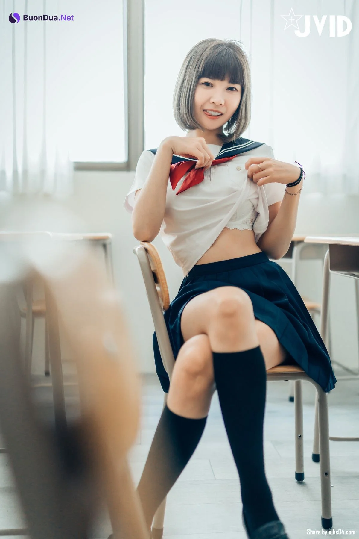 JVID精品 果寶寶 全裸無碼課後輔導 Set.02 - Photo 9