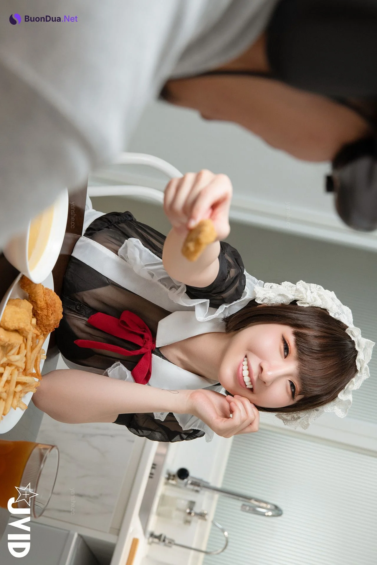 JVID 黎菲兒 《元宇宙》-巨乳女仆，挑逗版 Set.03 - Photo 3