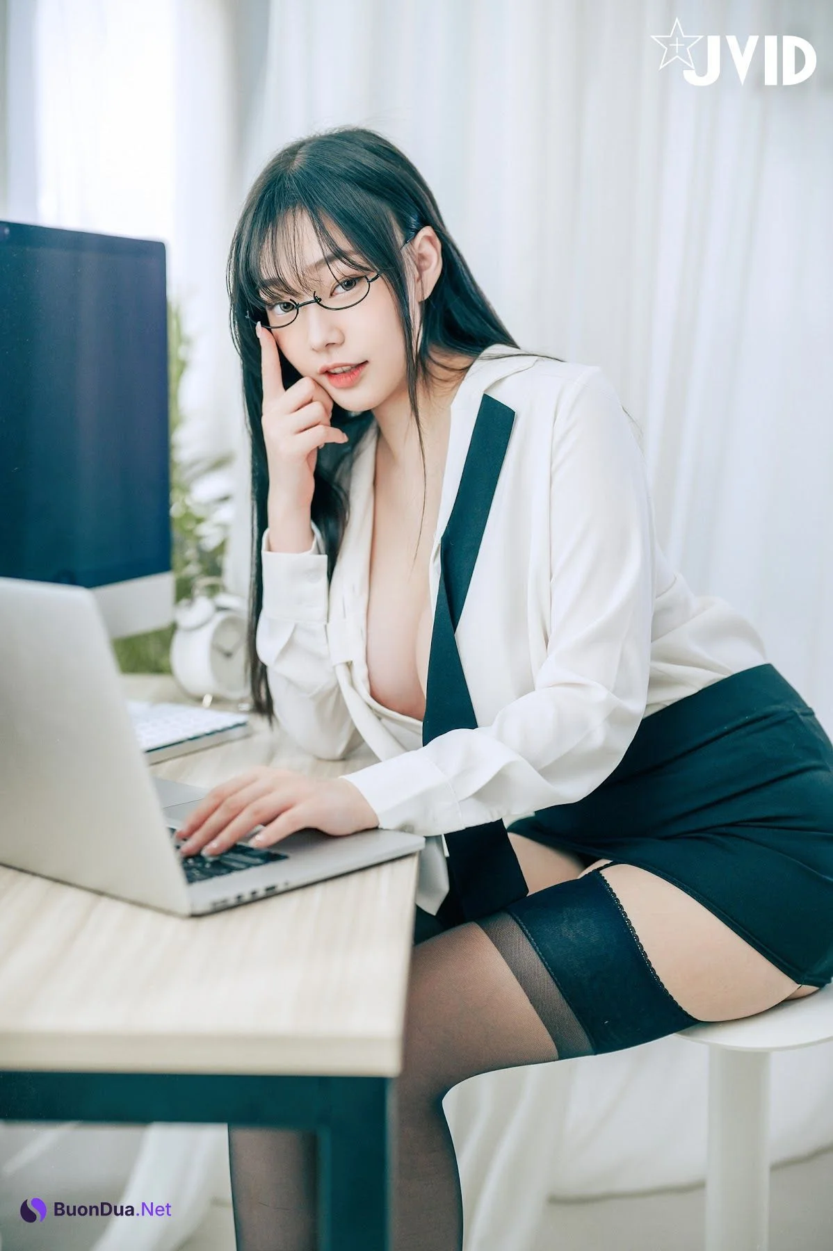 [JVID] 苡昕Slivia – 超巨乳女秘書 - 사진 13