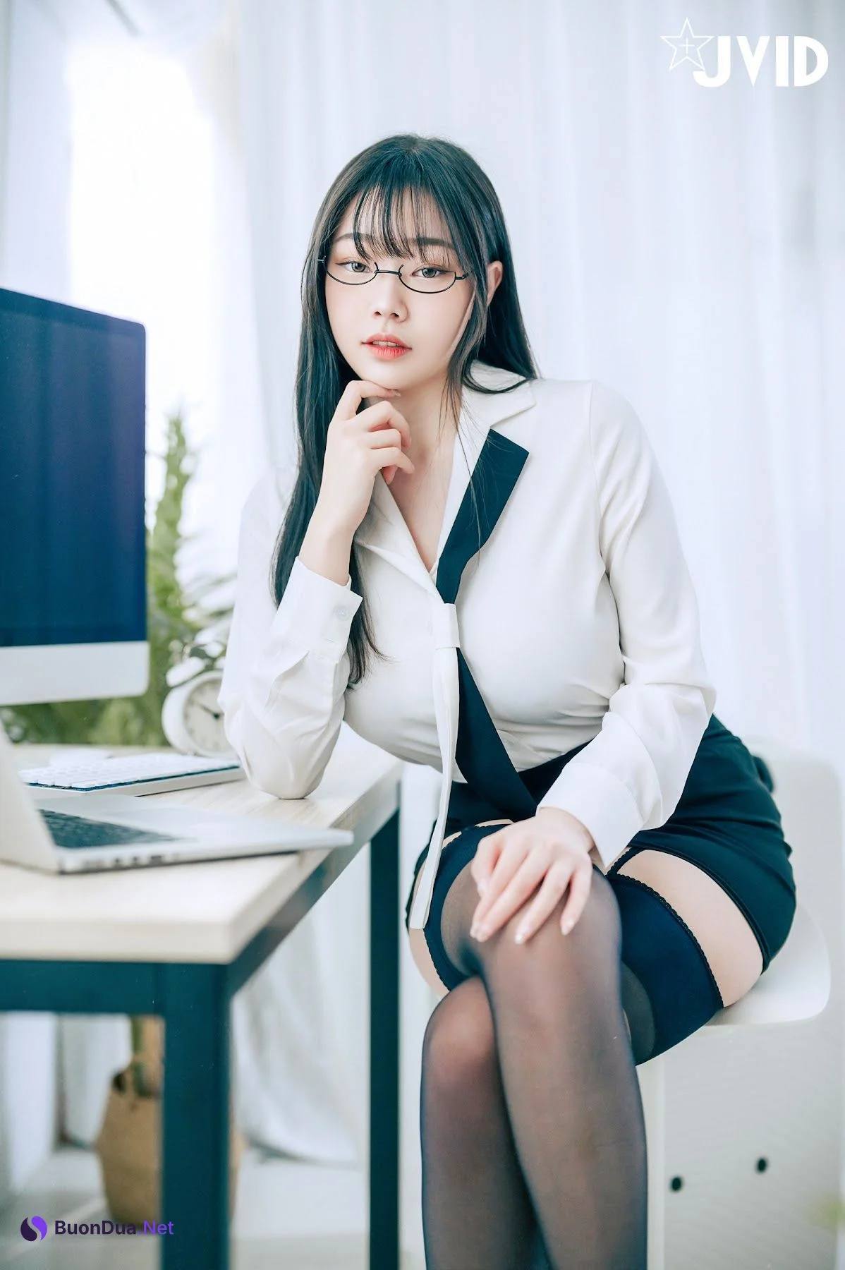 [JVID] 苡昕Slivia – 超巨乳女秘書 - 사진 3