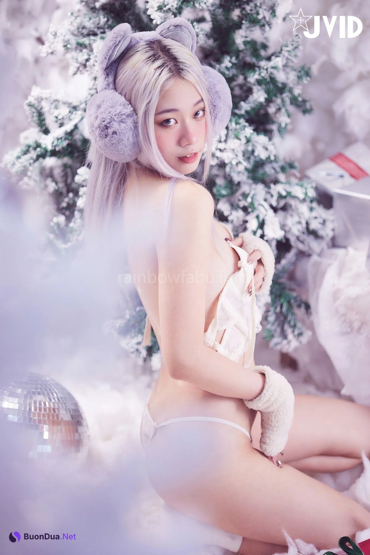 [JVID] Verna – 性感的愛死寂寞人雪女Verna陪你度過聖誕寒冬 - Photo 14
