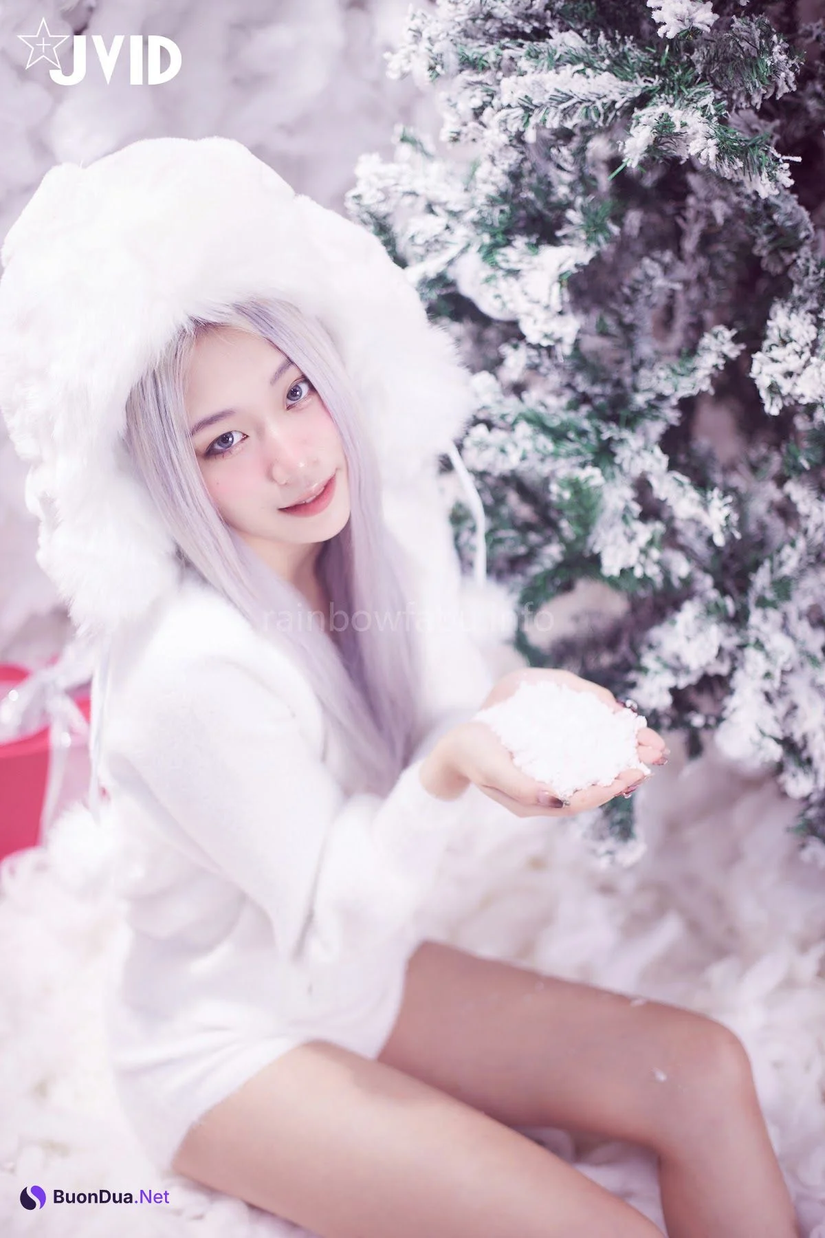 [JVID] Verna – 性感的愛死寂寞人雪女Verna陪你度過聖誕寒冬 - Photo 8