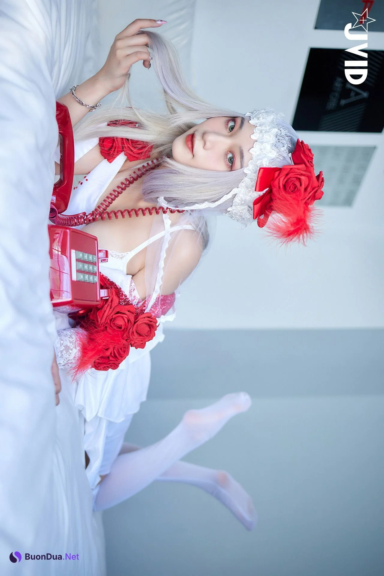 JVID Verna 「萬聖節鬼魅之月」 第五人格調香師Verna性感解密 隱藏版影片 Set.01 - Photo 13