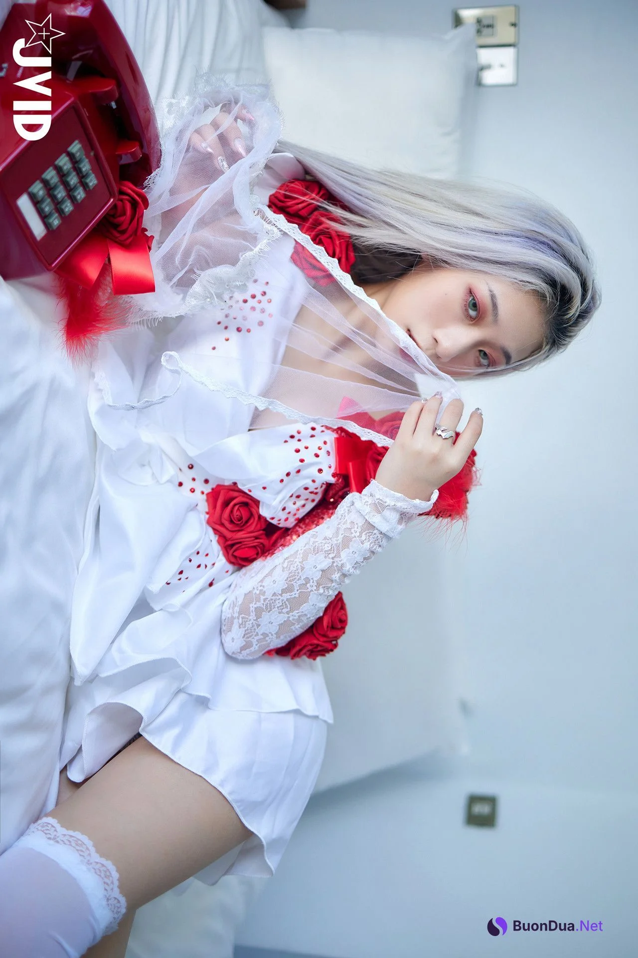 JVID Verna 「萬聖節鬼魅之月」 第五人格調香師Verna性感解密 隱藏版影片 Set.01 - Photo 16