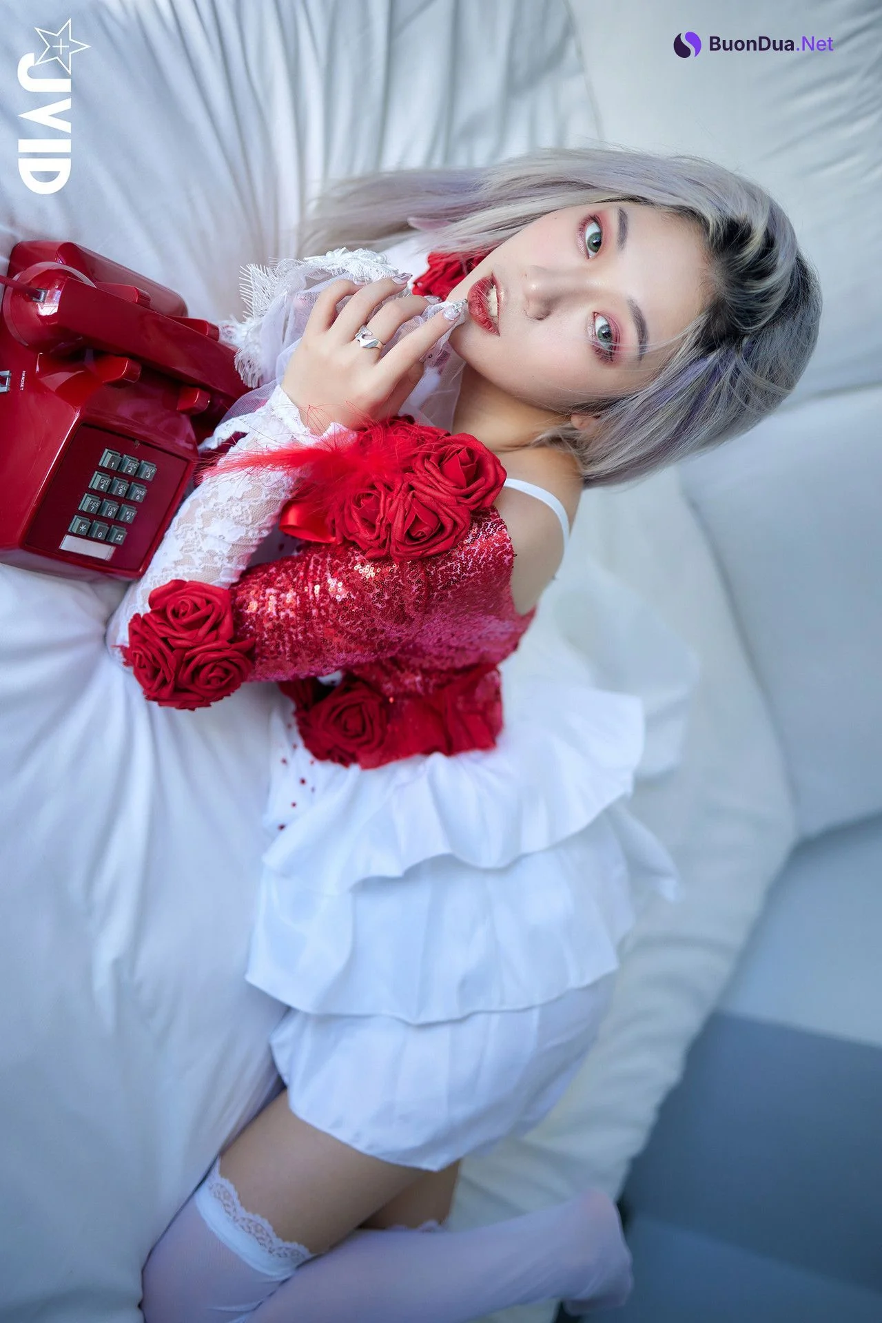 JVID Verna 「萬聖節鬼魅之月」 第五人格調香師Verna性感解密 隱藏版影片 Set.01 - Photo 18