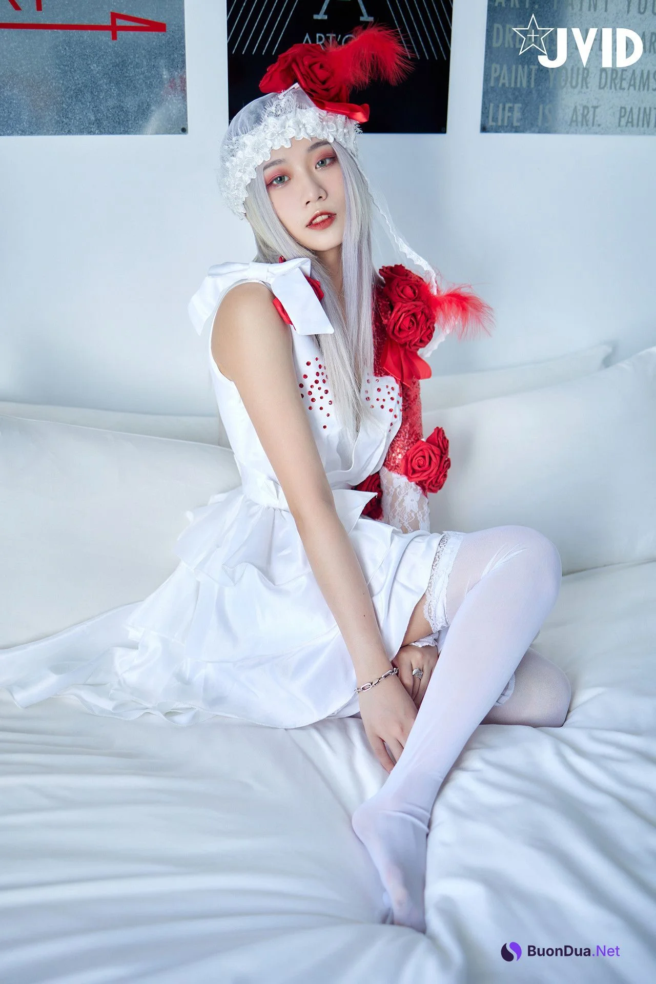 JVID Verna 「萬聖節鬼魅之月」 第五人格調香師Verna性感解密 隱藏版影片 Set.02 - Photo 2