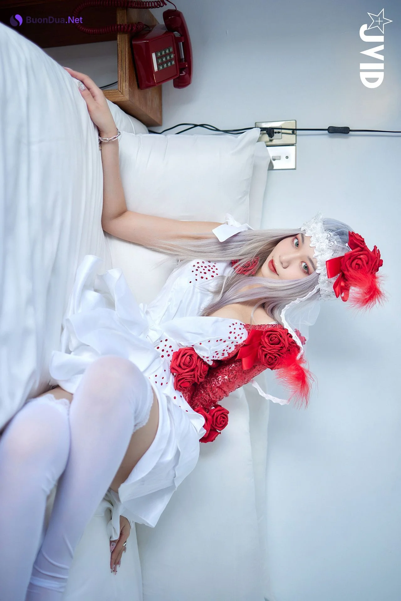 JVID Verna 「萬聖節鬼魅之月」 第五人格調香師Verna性感解密 隱藏版影片 Set.02 - Photo 4