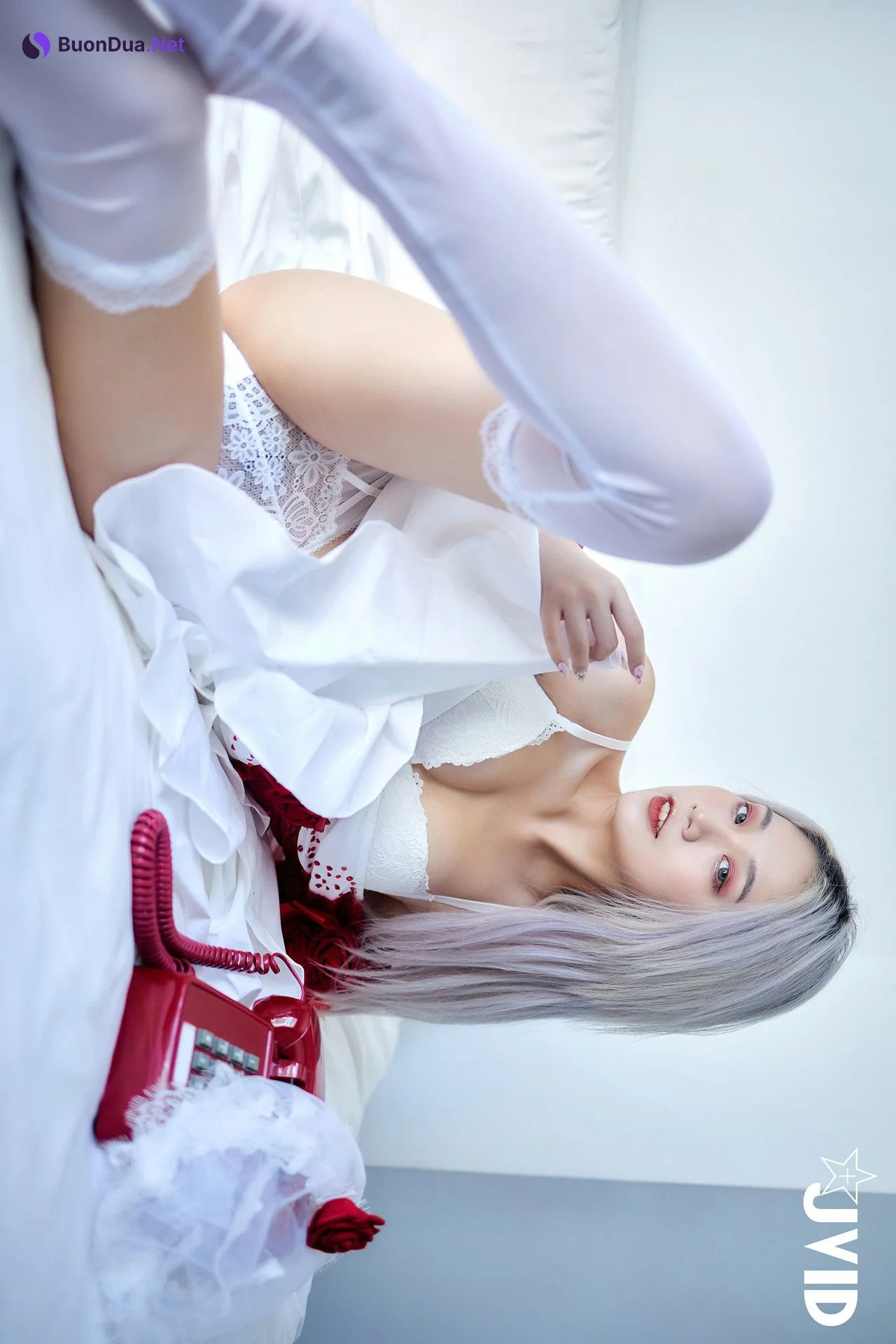 JVID Verna 「萬聖節鬼魅之月」 第五人格調香師Verna性感解密 隱藏版影片 Set.02 - Photo 5