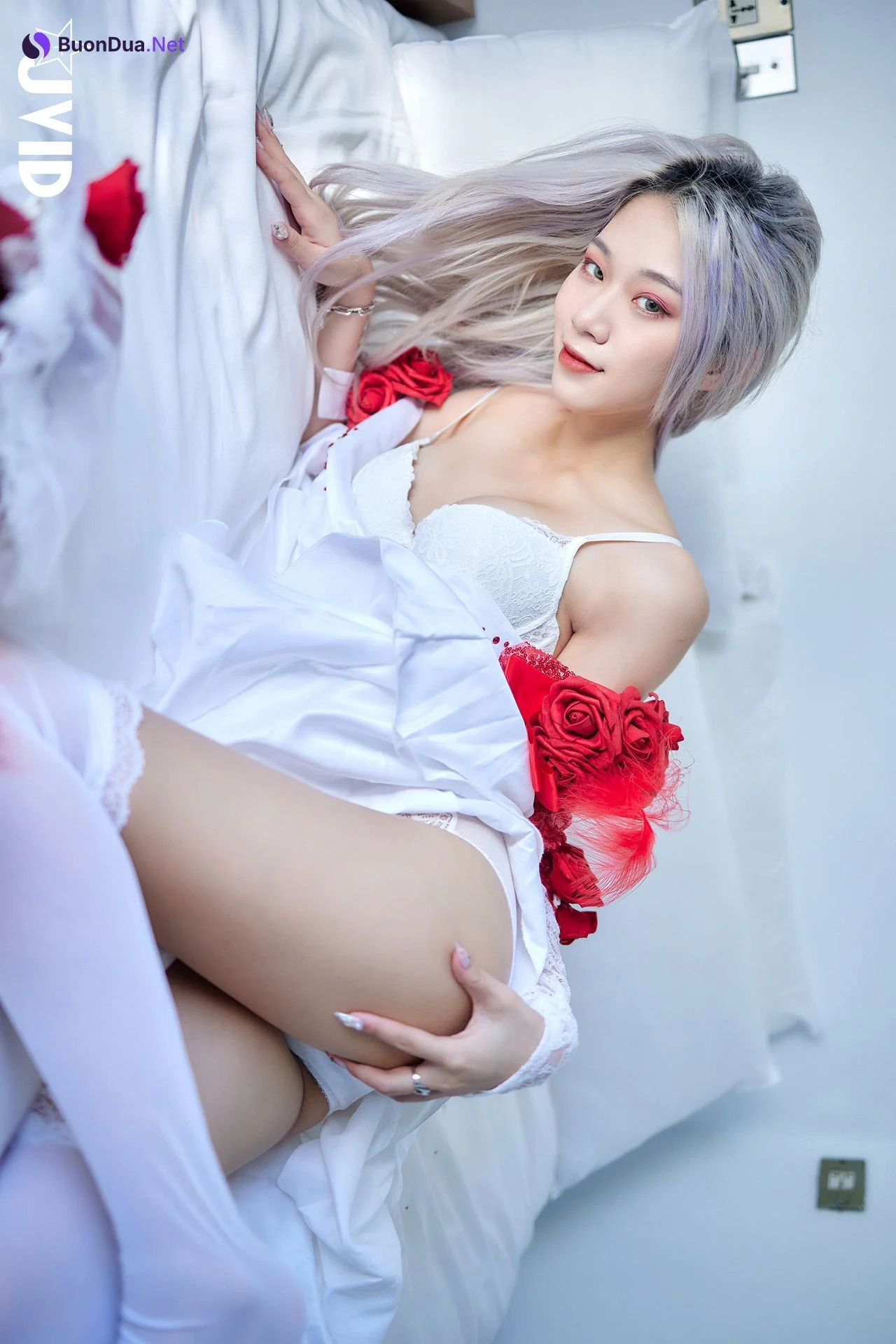 JVID Verna 「萬聖節鬼魅之月」 第五人格調香師Verna性感解密 隱藏版影片 Set.02 - Photo 7
