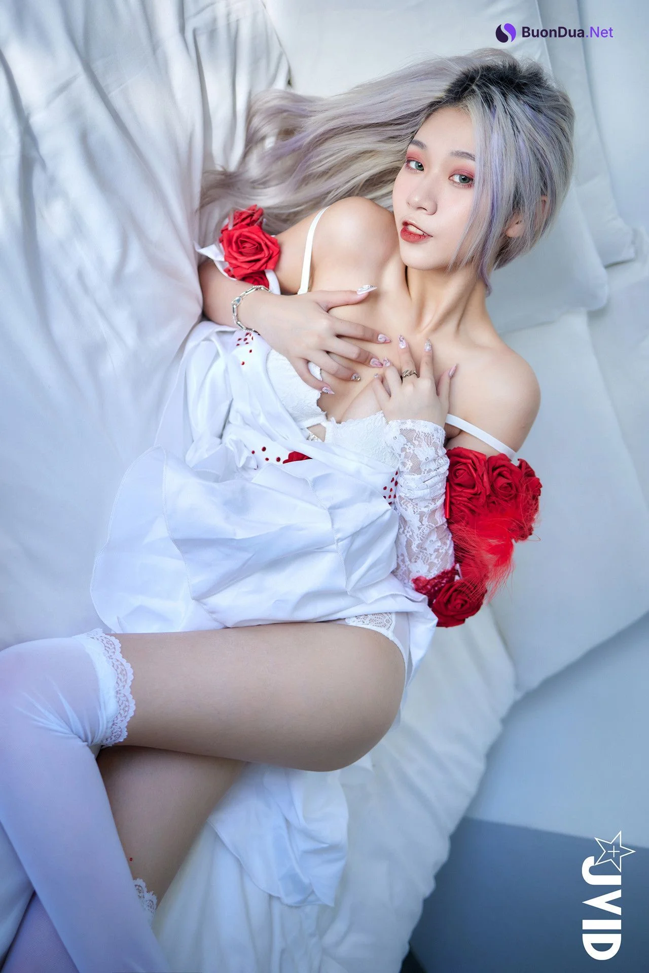 JVID Verna 「萬聖節鬼魅之月」 第五人格調香師Verna性感解密 隱藏版影片 Set.02 - Photo 9