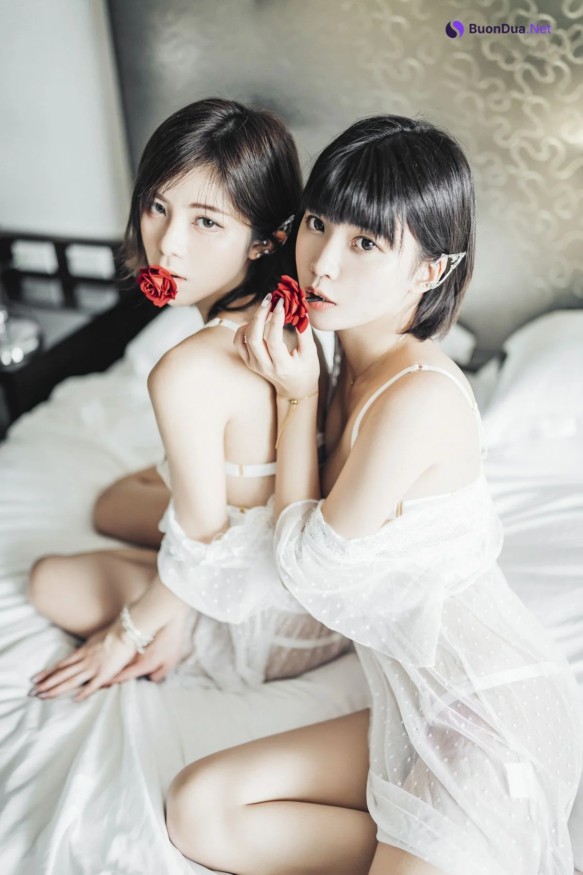 JVID精品 果宝宝 雙全裸無碼 女女情慾初嘗試 美少女們的第一次 Vol.01 - Photo 12