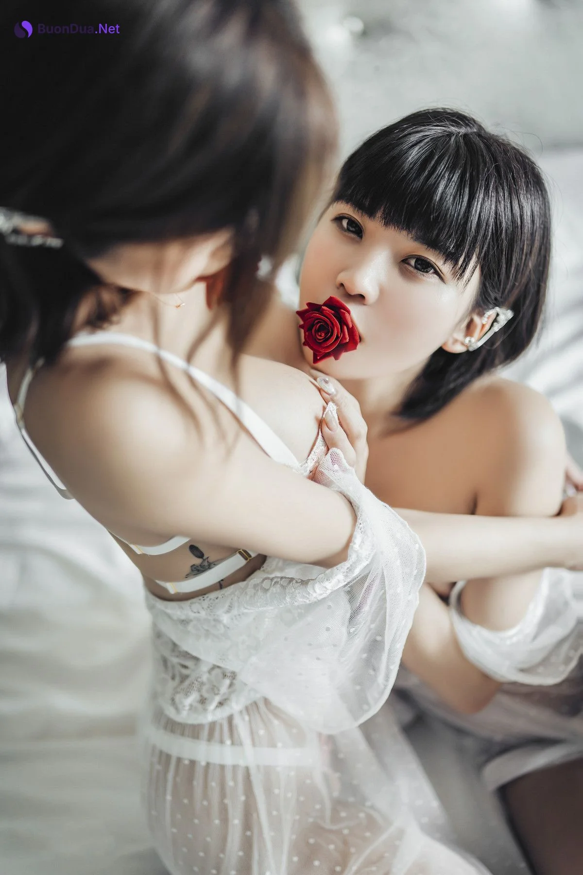 JVID精品 果宝宝 雙全裸無碼 女女情慾初嘗試 美少女們的第一次 Vol.01 - Photo 14