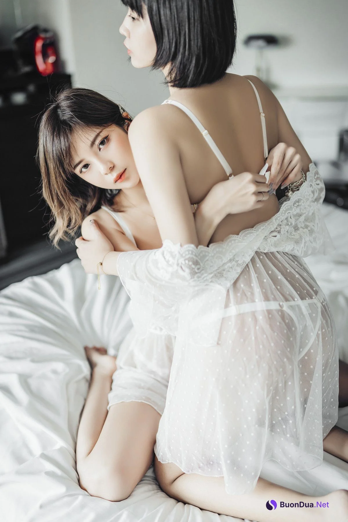 JVID精品 果宝宝 雙全裸無碼 女女情慾初嘗試 美少女們的第一次 Vol.01 - Photo 19