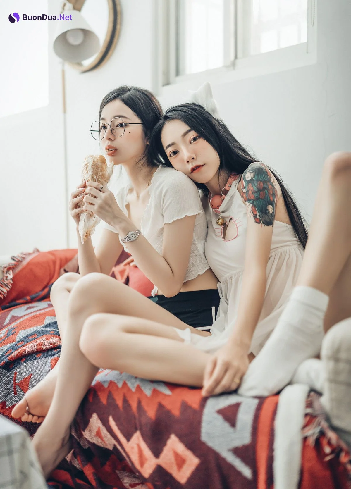 JVID精品 三位女神全裸合體🔞 宅女辰辰與她的兩隻貓咪飄飄 妍妍的性生活❤️ Vol.01 Set.01 - Photo 18