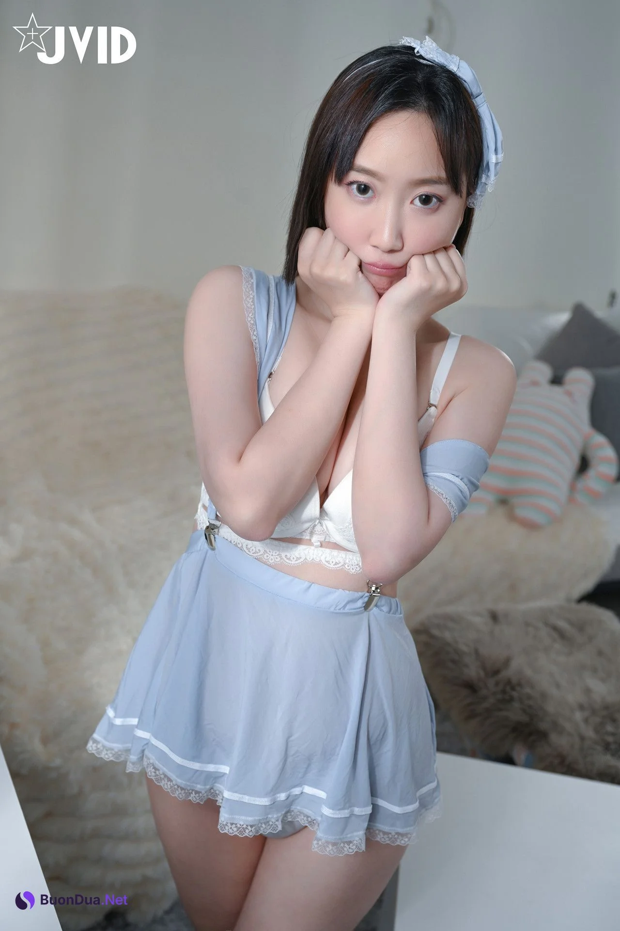 JVID Zoe – 来我家自习的邻居小姐妹 Set.01 - Photo 14
