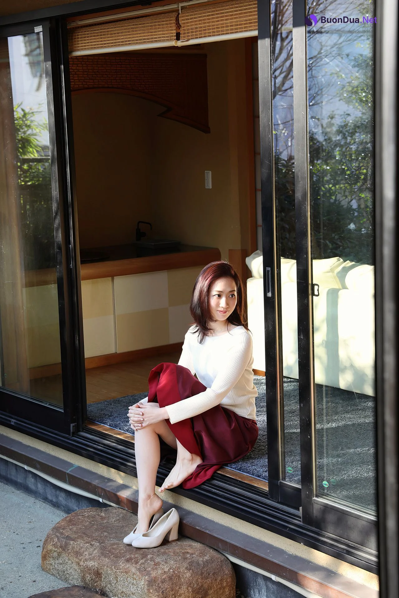 Kana Mito 水戸かな, 週刊ポストデジタル写真集 [花を愛でる人] Set.02 - รูปภาพ 6