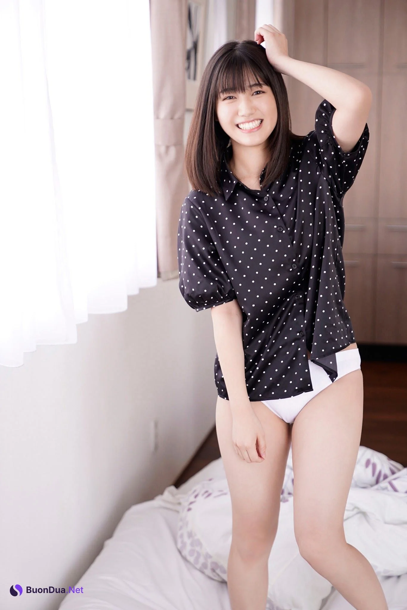 Karen Izumi 和泉芳怜, ヤンマガWeb みんなのモーニングルーティングラビア - Photo 3
