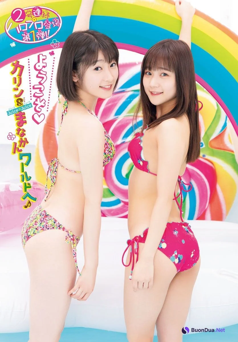 Karin Miyamoto 宮本佳林, Manaka Inaba 稲場愛香, Shonen Champion 2019 No.12 (少年チャンピオン 2019年12号) - รูปภาพ 5