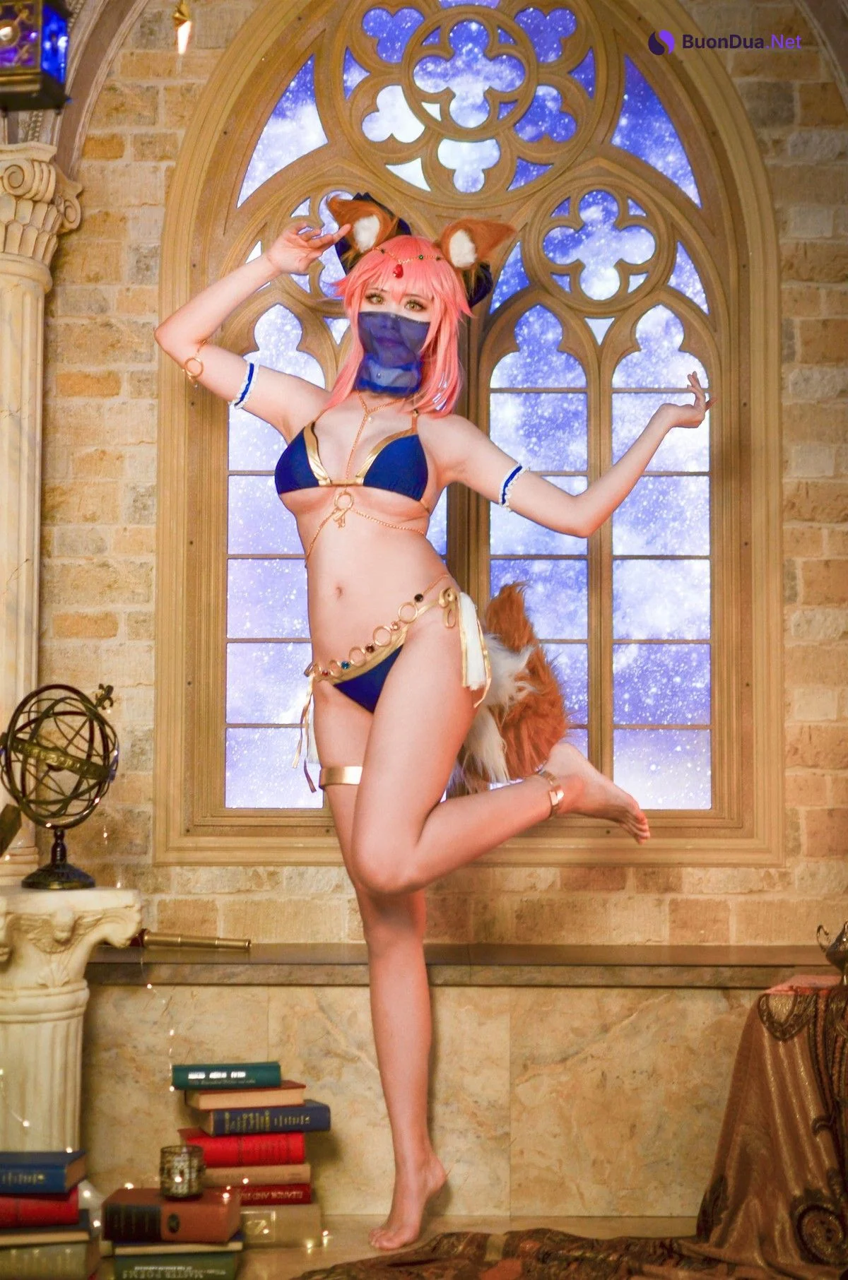 KaYa萱 Cosplay 玉藻前 舞娘Ver - Photo 2