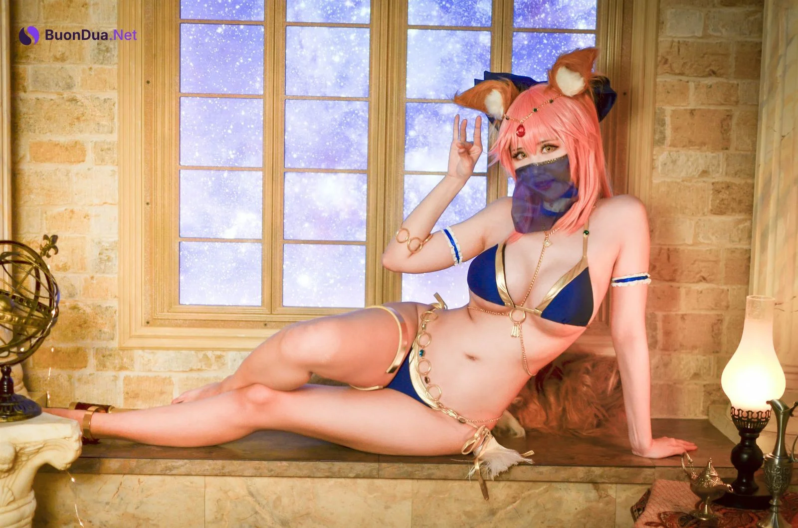 KaYa萱 Cosplay 玉藻前 舞娘Ver - Photo 5