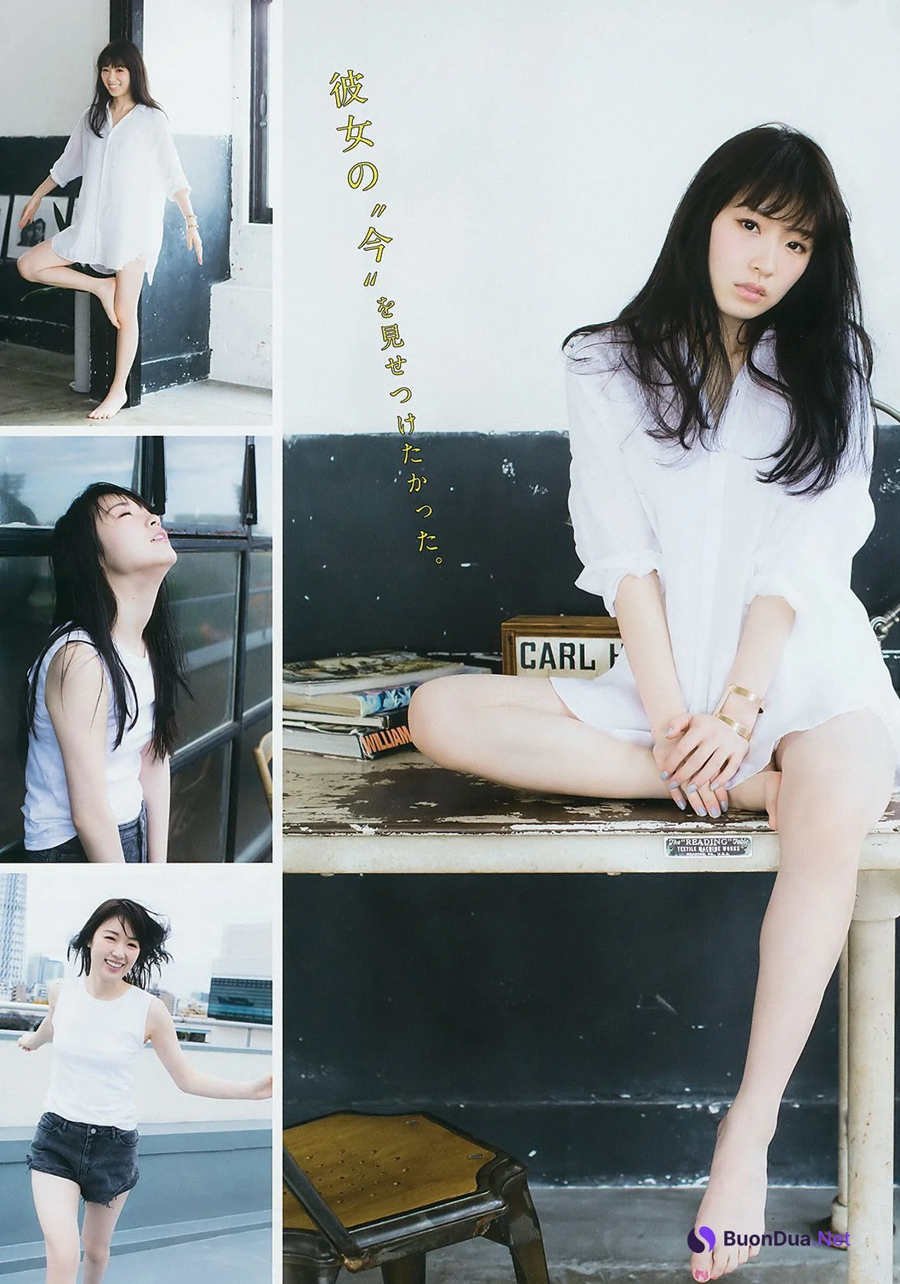 Kazumi Takayama 高山一実, Young Gangan 2017 No.01 (ヤングガンガン 2017年1号) - Photo 3