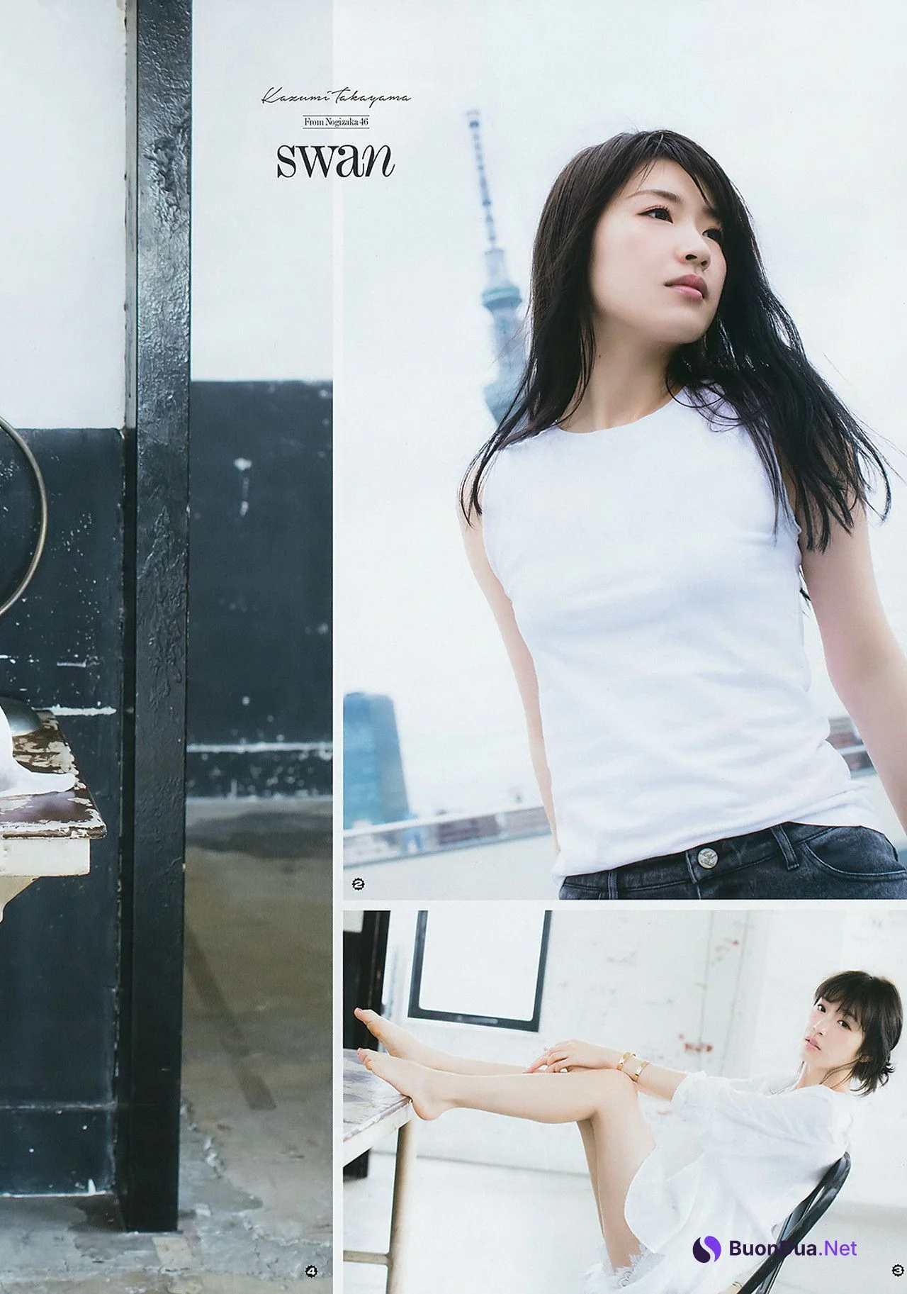 Kazumi Takayama 高山一実, Young Gangan 2017 No.01 (ヤングガンガン 2017年1号) - Photo 4