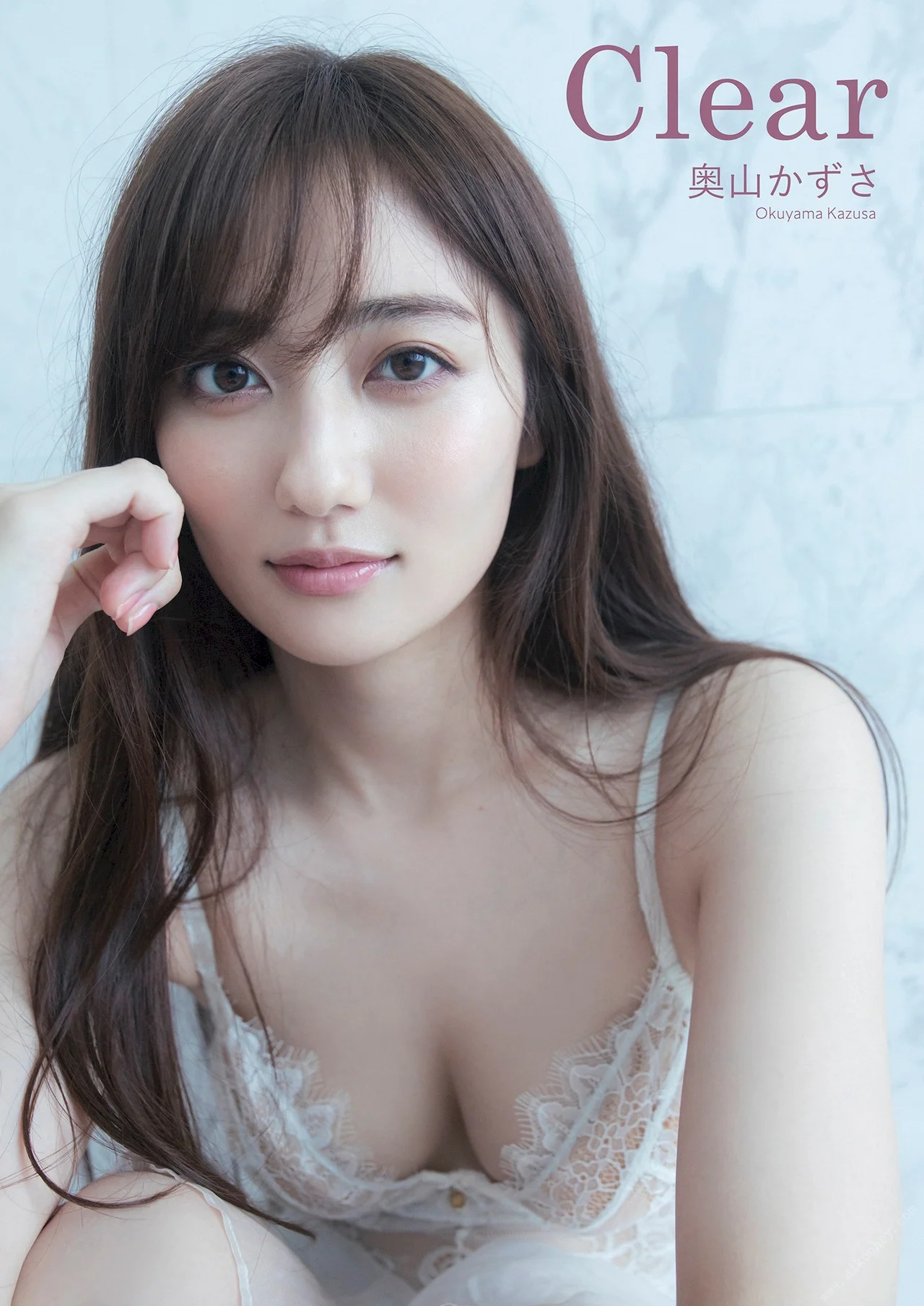 Kazusa Okuyama 奥山かずさ, Clear スピ/サン グラビアフォトブック Set.01