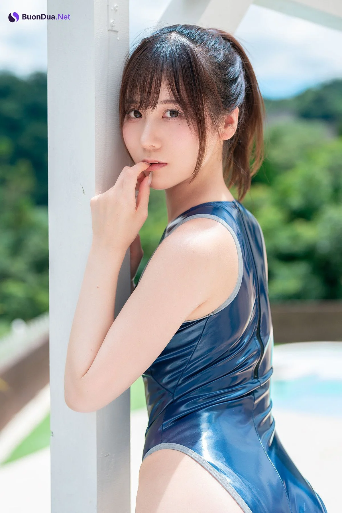 Kenken けんけんぱ, デジタル写真集 夕阳西下 竞泳泳装 Set.02 - Photo 11