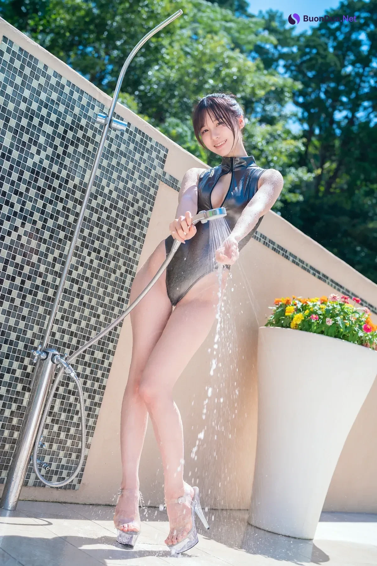 Kenken けんけんぱ, デジタル写真集 夕阳西下 竞泳泳装 Set.03 - Photo 3