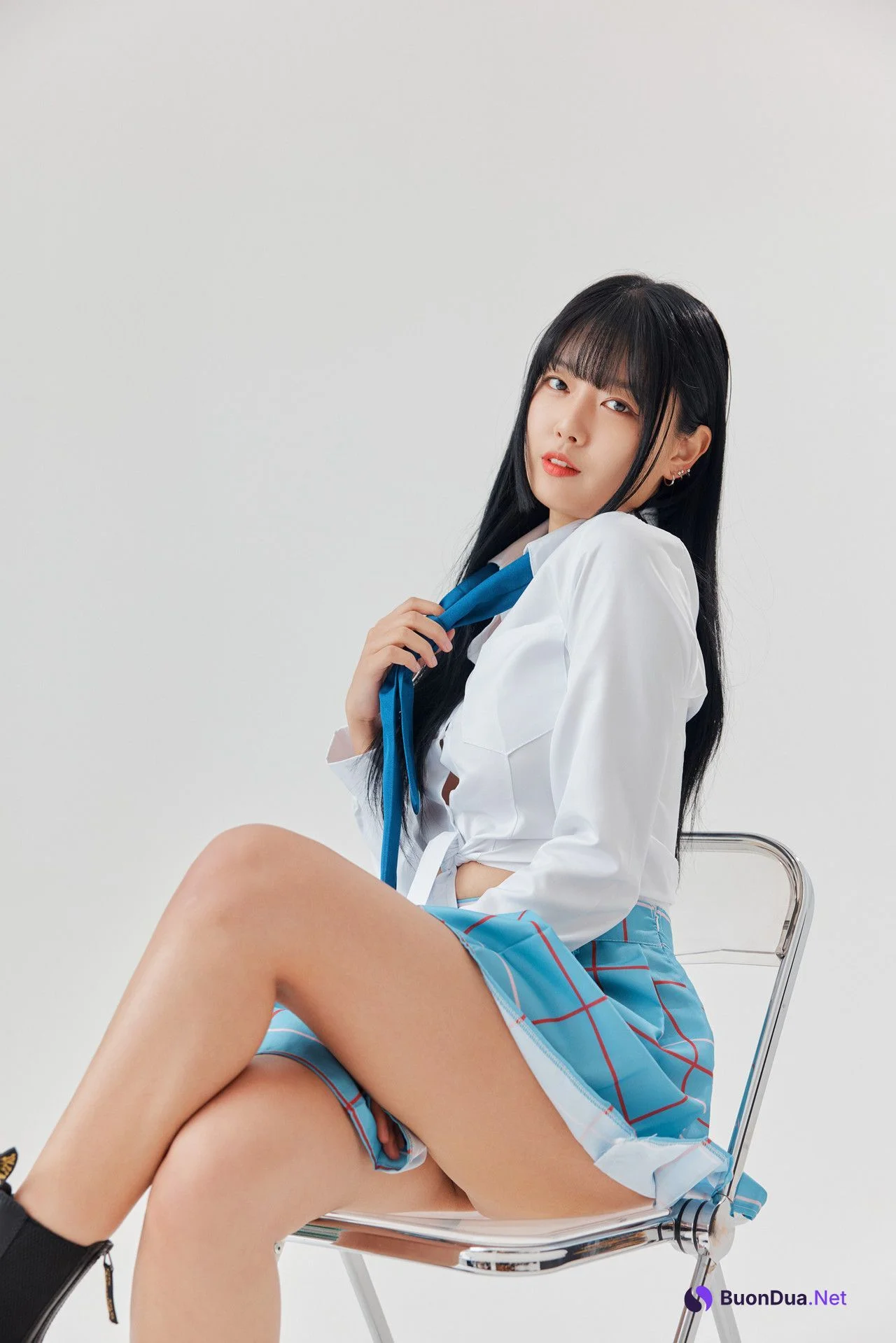 Kiki 키키, PhotoBook ‘Black Hair Marin ♥흑발 마린 키키♥’ Set.01 - Photo 10