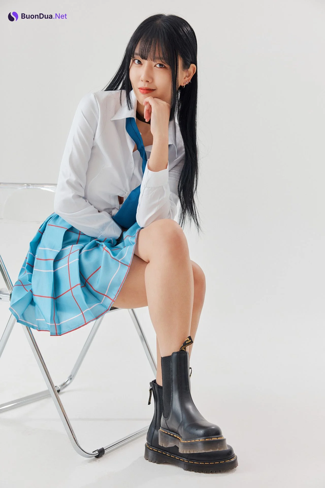 Kiki 키키, PhotoBook ‘Black Hair Marin ♥흑발 마린 키키♥’ Set.01 - Photo 15