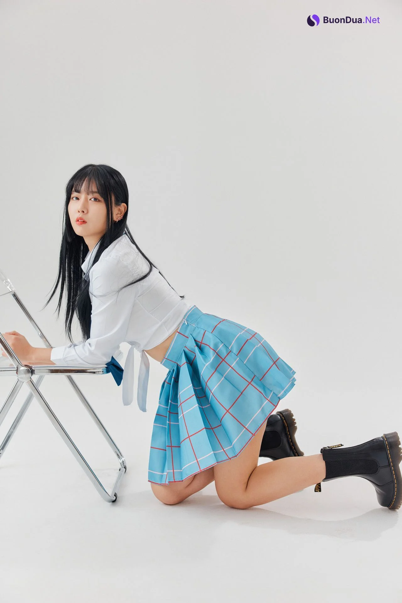 Kiki 키키, PhotoBook ‘Black Hair Marin ♥흑발 마린 키키♥’ Set.01 - Photo 16