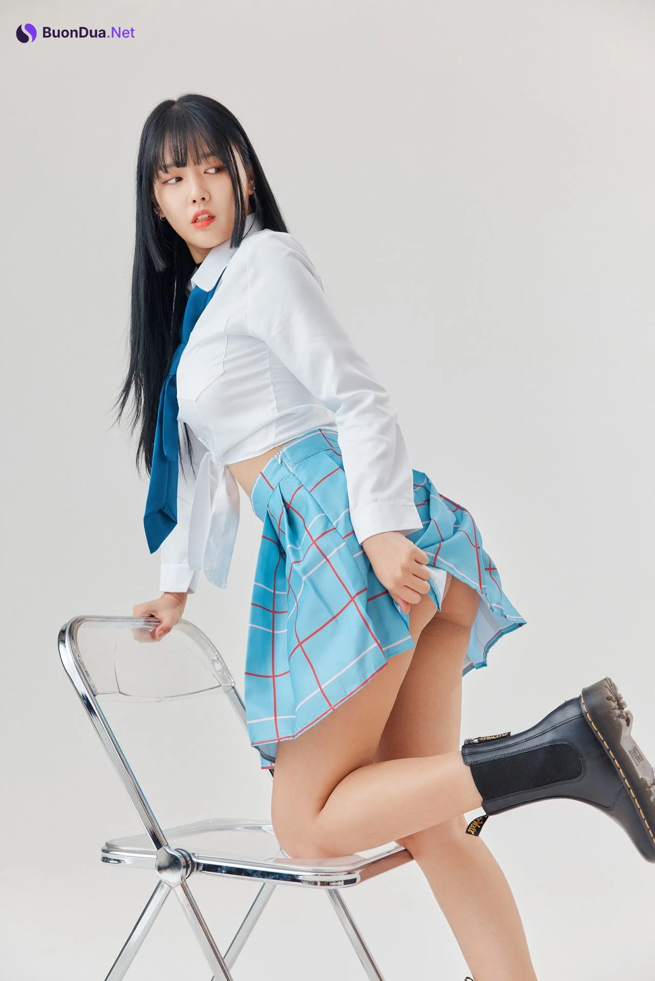 Kiki 키키, PhotoBook ‘Black Hair Marin ♥흑발 마린 키키♥’ Set.01 - Photo 18