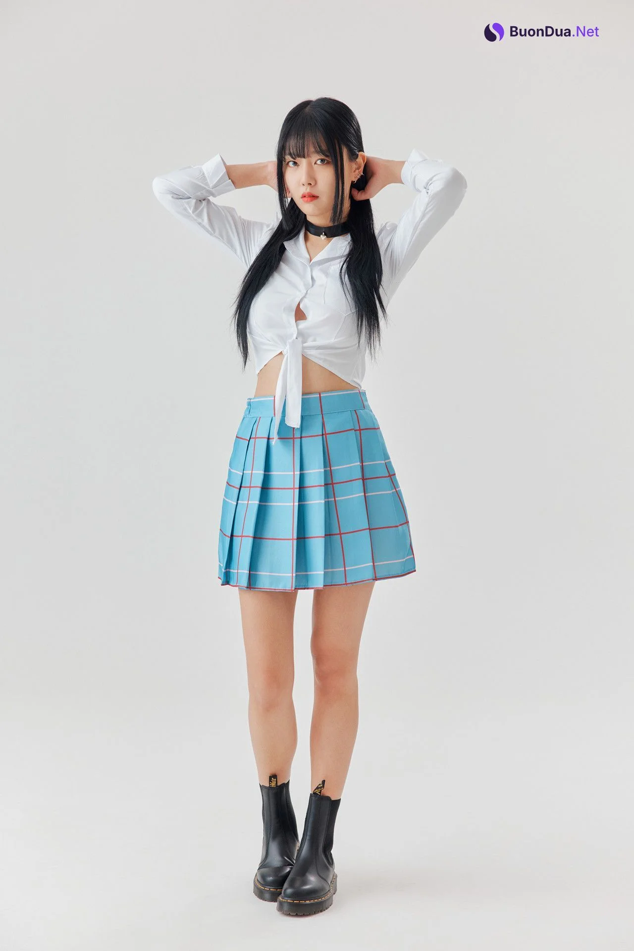 Kiki 키키, PhotoBook ‘Black Hair Marin ♥흑발 마린 키키♥’ Set.01 - Photo 2