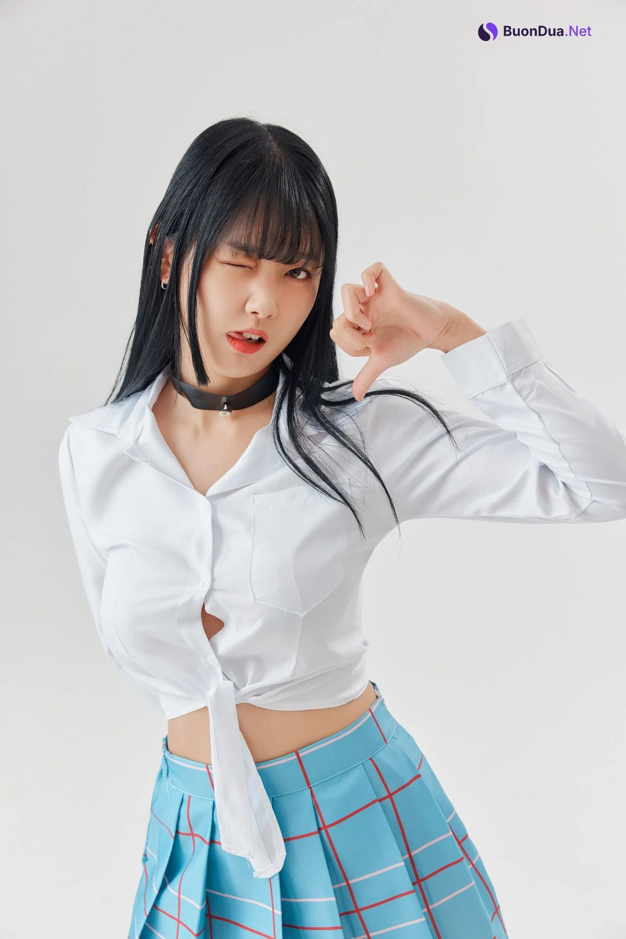 Kiki 키키, PhotoBook ‘Black Hair Marin ♥흑발 마린 키키♥’ Set.01 - Photo 7