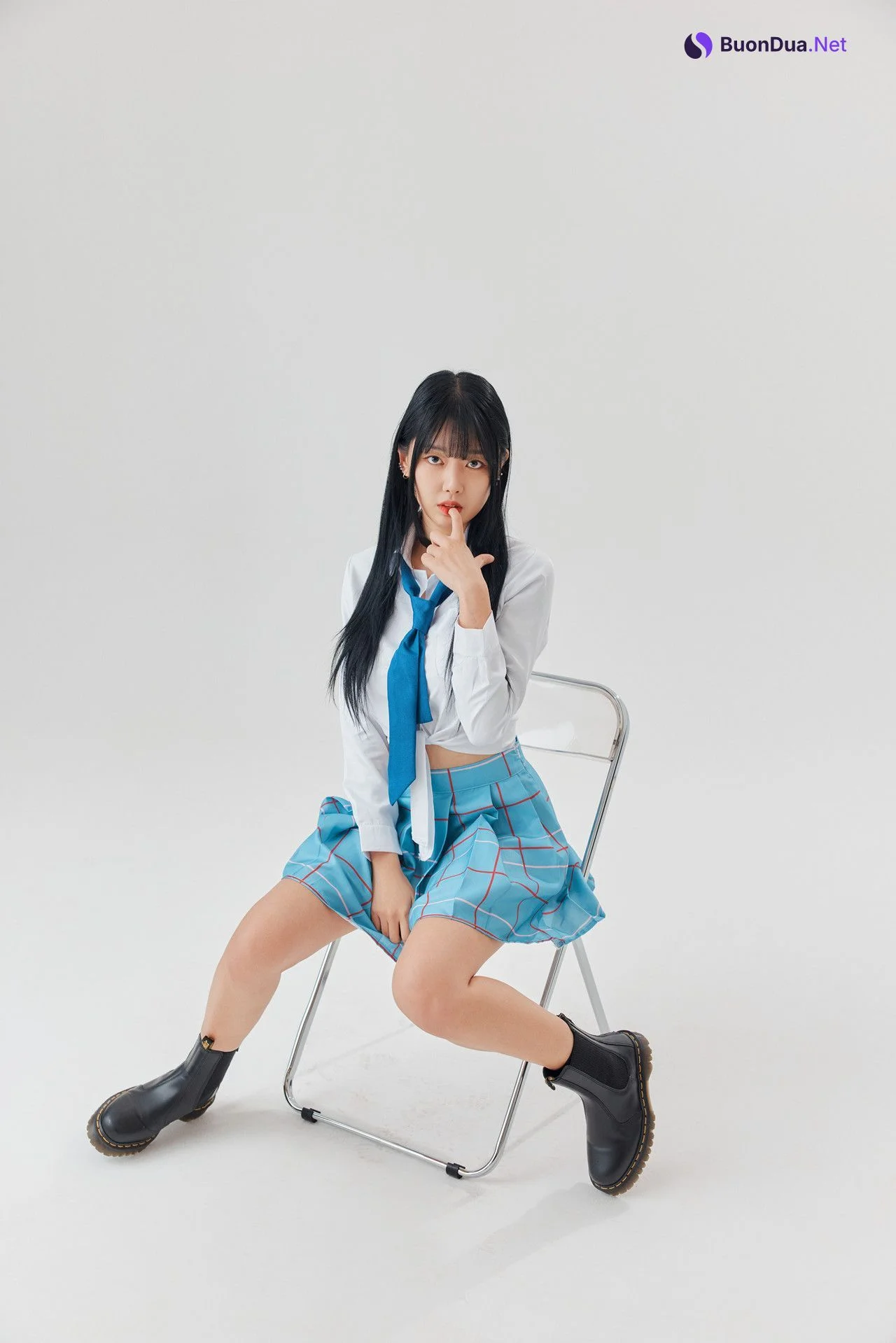 Kiki 키키, PhotoBook ‘Black Hair Marin ♥흑발 마린 키키♥’ Set.01 - Photo 8