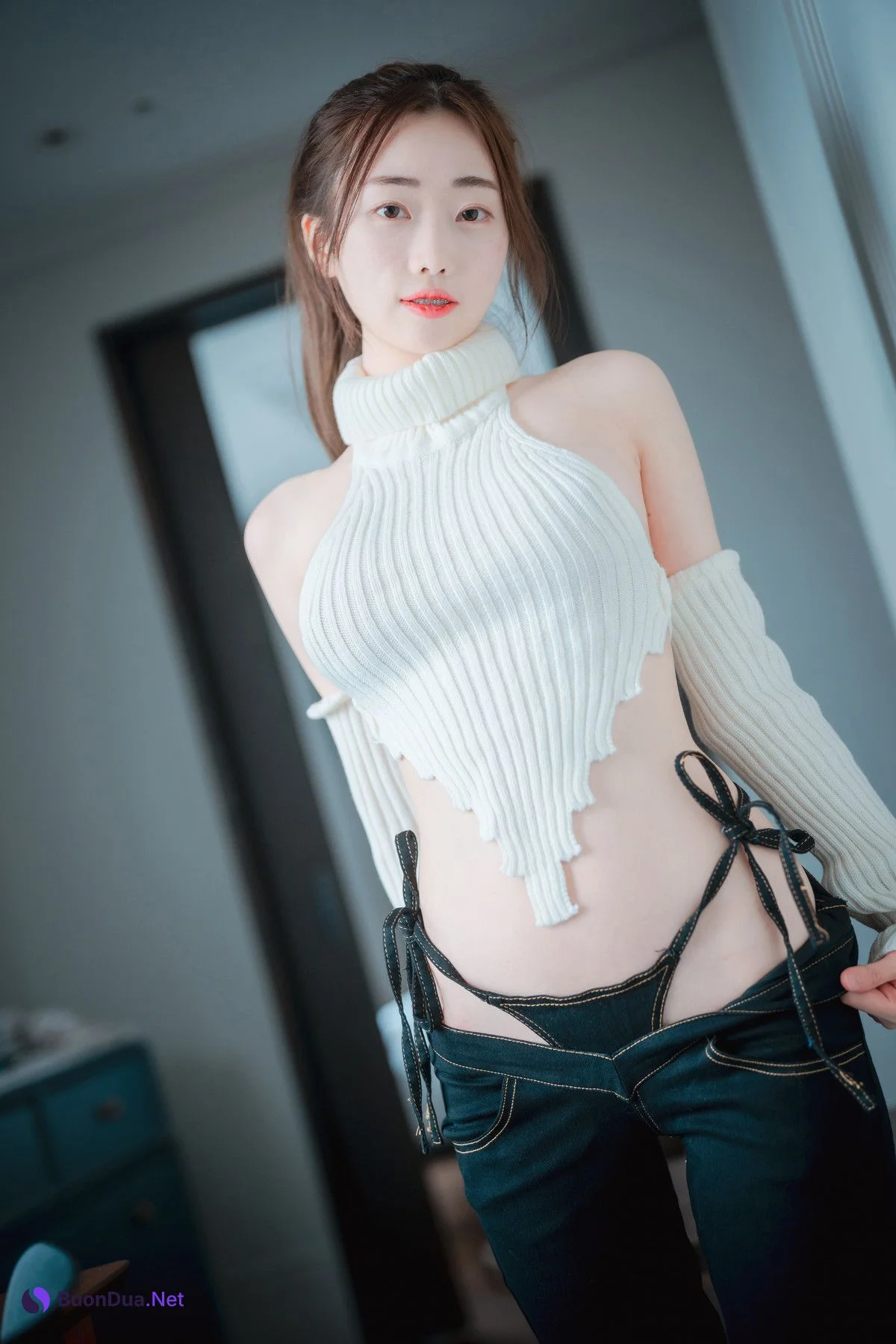 Kim Ji-Won 김지원, DJAWA “Knit & Denim” Set.01 - Photo 4