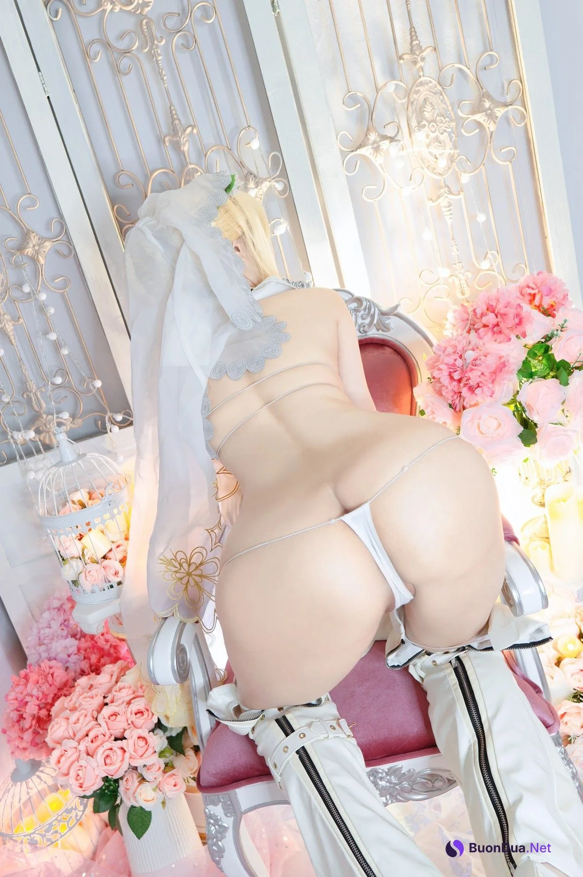 KitKat Cosplay Nero Bride x Mini Bikini - Photo 8