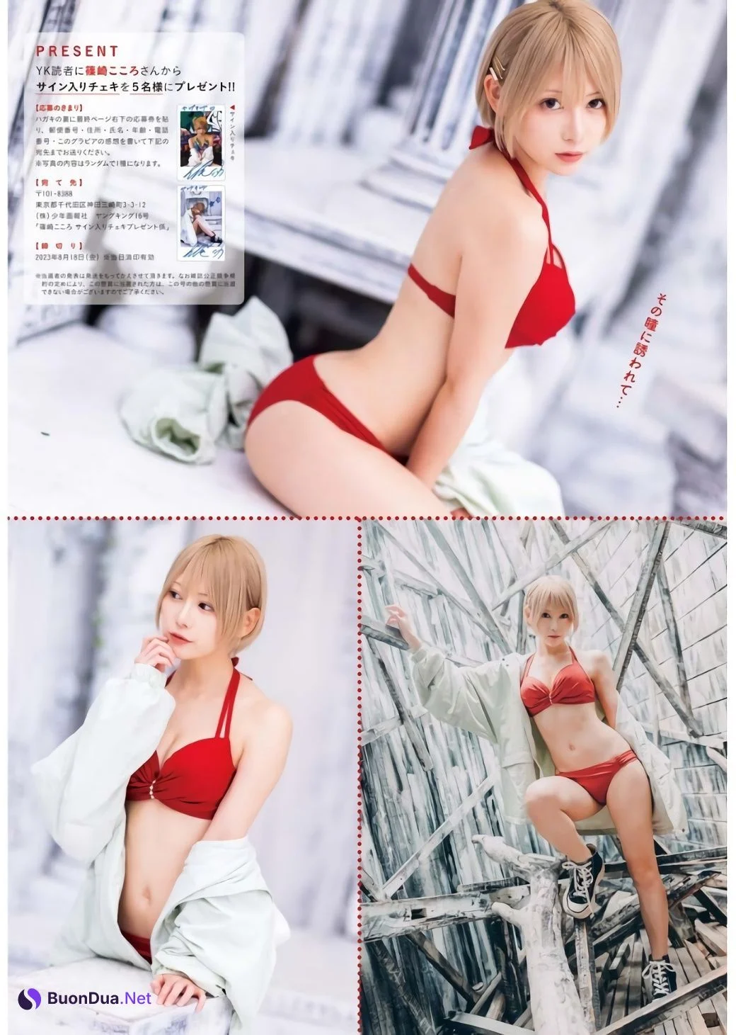 Kokoro Shinozaki 篠崎こころ, Young King 2023 No.16 (ヤングキング 2023年16号) - 사진 7