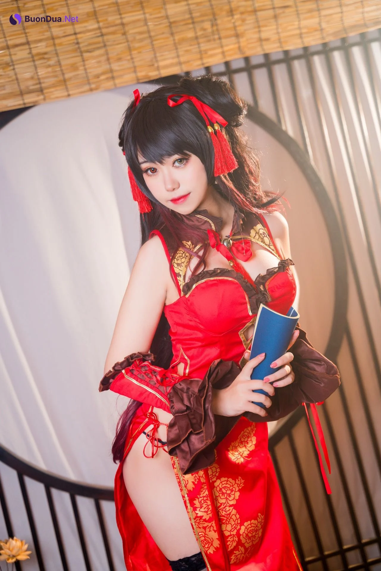 [芋圆侑子] Kurumi Tokisaki 旗袍狂三 - Photo 3