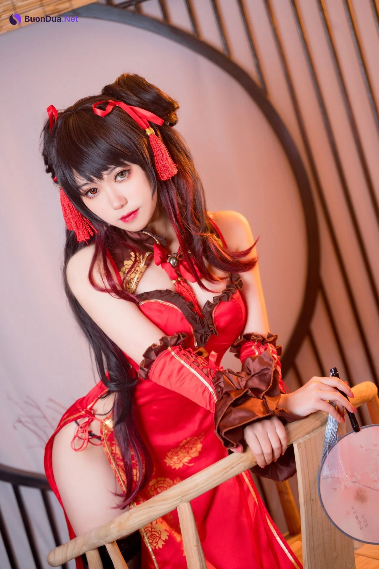 [芋圆侑子] Kurumi Tokisaki 旗袍狂三 - Photo 6
