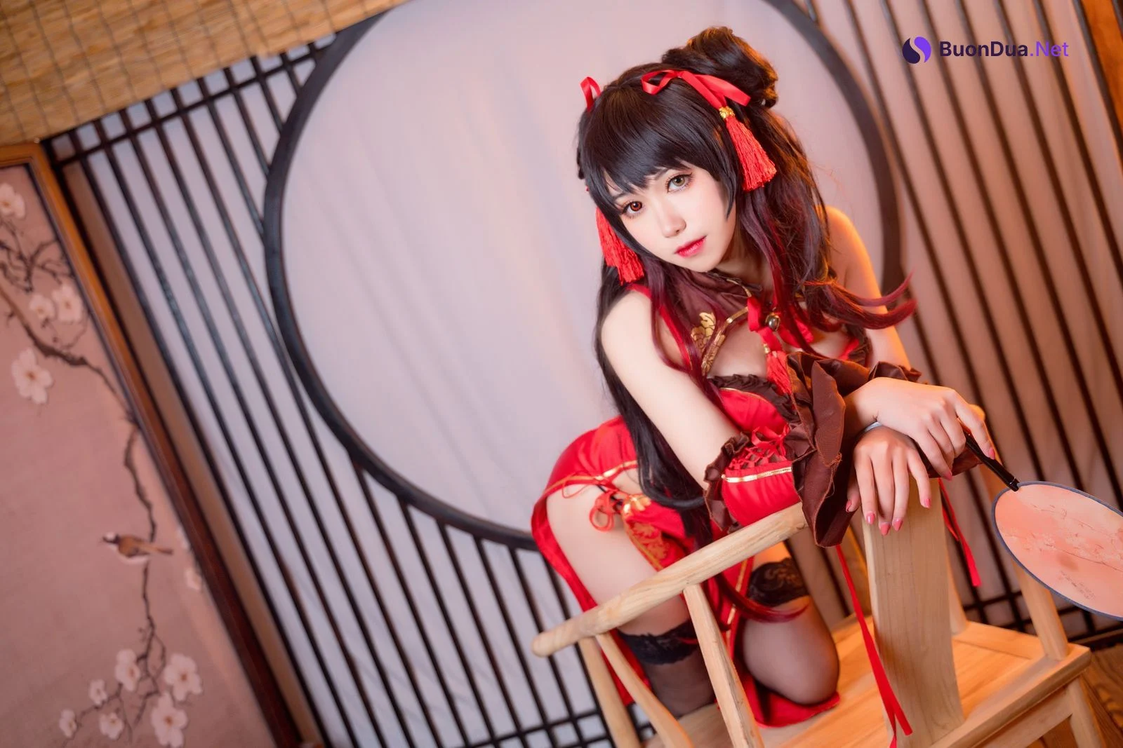 [芋圆侑子] Kurumi Tokisaki 旗袍狂三 - Photo 7